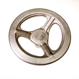 Acier inoxydable estampage main roue usine