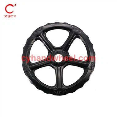 Roue à main ondulée